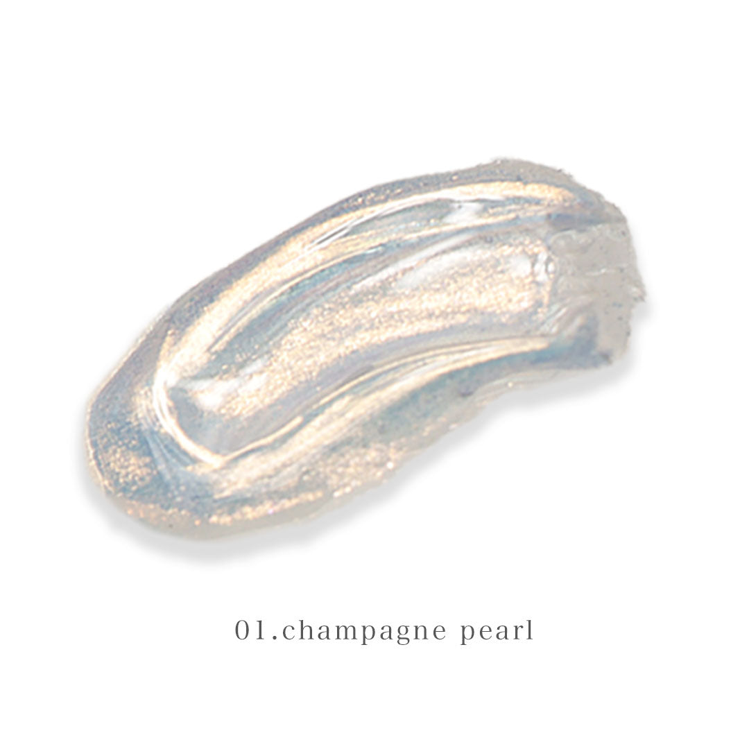 オーロラパウダー ( champagne pearl ) ジェルネイル - deumoon