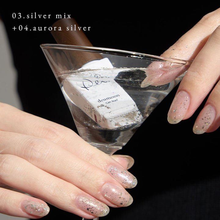 グリッター (04.aurora silver)