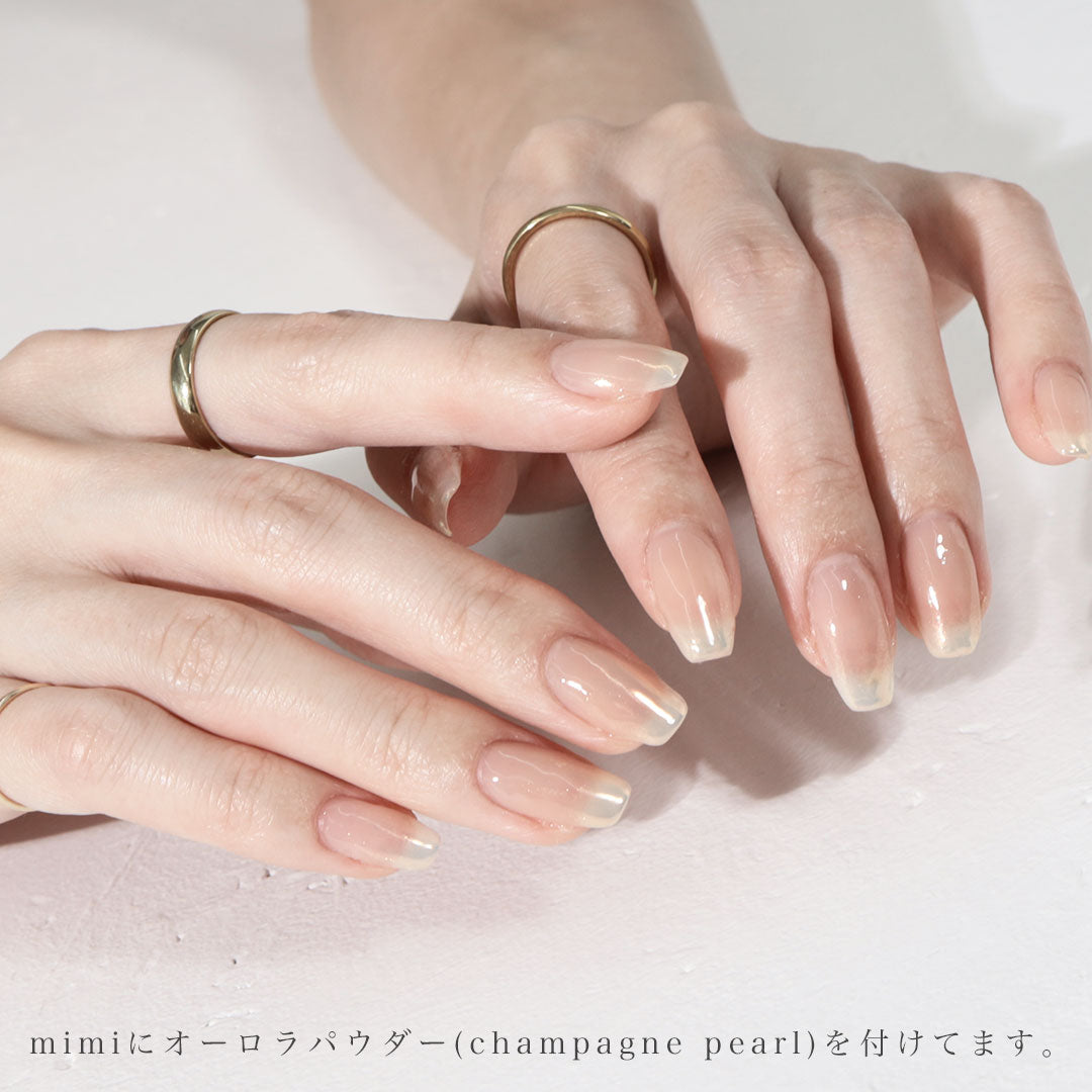 オーロラパウダー  ( champagne pearl / mermaid pink )